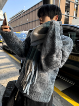 24FW ニューバーレルチェックマフラー