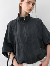 (JP-572)CREASE HIGH NECK JUMPER