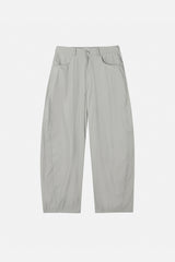 Brit light curved wide pants