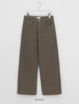 Manpurve Cotton Brushed Straight Pants