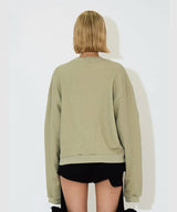 TACK SLEEVE SWEATSHIRT