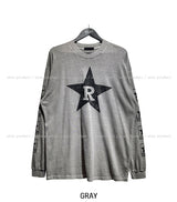 Rスターピグメントルーズフィット長袖Tシャツ