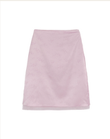 posy sheer & satin midi sk