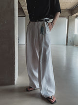 Monette linen wide pants