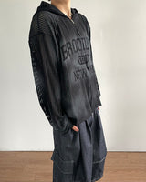 Brue Spray Mesh Hoodie Zip-up