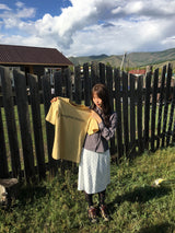 YWD ロゴTシャツ_イエロー