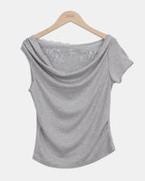 Elnen One-Shoulder Short Sleeve T-Shirt
