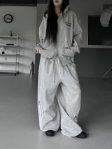 レタリング エクスプロー フーディ ジップアップ (unisex)