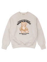 UNISEX Bare Friends レギュラーフィットスウェットシャツ オートミール (FCF1TS322M)