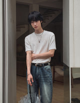 モクリラウンド半袖Tシャツ