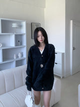 [UNISEX] クラウドソフトアンゴラベーシックカーディガン(6color)