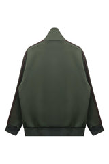 ARI PEACH FLEECE JERSEY TRACK TOP / KHAKI