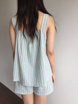 ワンマイルストライプセットアップ (2color)