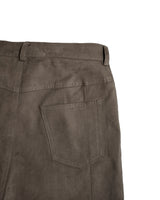 アンバランス フォールディング パンツ KHAKI BROWN