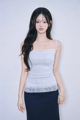 [MADE] Baysel Lace Sleeveless & Bolero Set