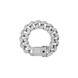[Wearing Stray Kids] Braham Cuban chain braclet-Silver