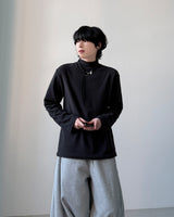 フリースハーフネックロングスリーブ