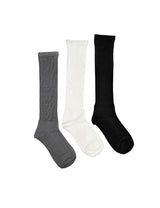 シースルーベーシックリブロングソックス
