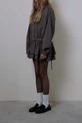 Sandy check onepiece_brown