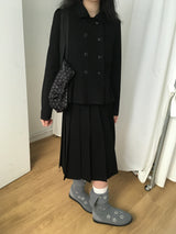 Collared button jacket