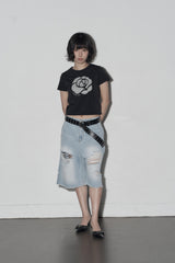 dot rose t (black)