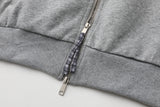 Brooklyn Check Lining Hoodie Zip-up