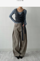 Ridge Wrap Bustier