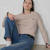 (Z-T-6772)ESSENTIAL COLOR MATCHING POINT KNIT