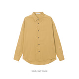 LMN Mar Essential Linen Semi-Over Shirt (12 colors)