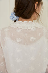 [3EA 1SET] COOL STRIPE SCRUNCHIE