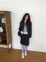 YWD PLAID PLEATS SKIRT (3color)