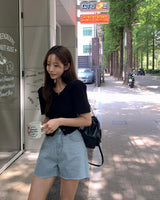 Tendi denim shorts