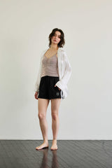 LUMINOUS OVERSIZED SHIRT / WHITE