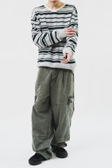 Tora Open Striped Knit (3color)