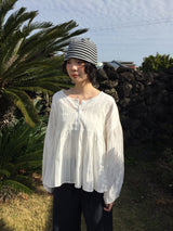 Rihero Shirring Blouse (1color)