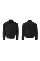 Colorblock Utility Pocket Zip Jacket