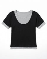 デュオ トーン テンセル Tシャツ