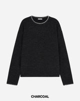 ステッチ クロップ ニット