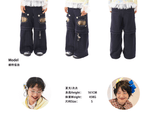 sillysisかわいい小熊イラスト 柔らかい黄色のレースで宮廷風の裾と袖のフリル付き インナー用Tシャツ