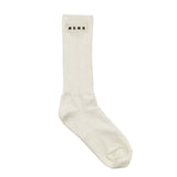 Patch logo socks Cream