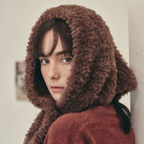 Label Fur Bandana / Brown