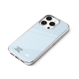 holiday glass bumper case (glossy / silver frame)