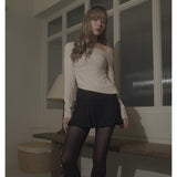 CAMELLIA SKIRT-BLACK