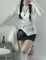 Damage Unbalanced Sweater