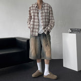 MG733,734 Rust Washing Bermuda Pants (2 colors)