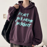 Turin Color Lettering Boxy Fit Hoodie (6 colors) H&L