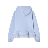  layerd ruffle hoodie_sky blue