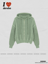 Margaret Wool Knitwear Zip-Up Cardigan