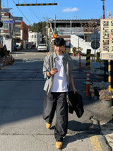 Mini Check Oversized Shirt (S, M, L / 3colors)