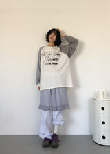 MIX STRIPE LOOSE TEE